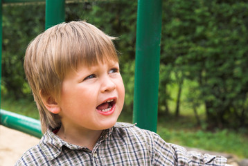 Singing boy