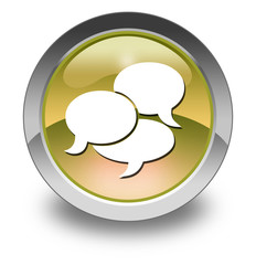 Yellow Glossy Pictogram 