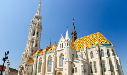 Fototapeta na wymiar Kościół Matthias w Budapeszcie