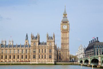 Fototapeta na wymiar Big Ben w Londynie