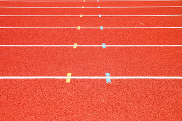 Fototapeta premium Running tracks