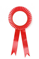 Blank award ribbon