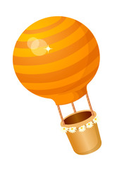 vector icon hot air balloon