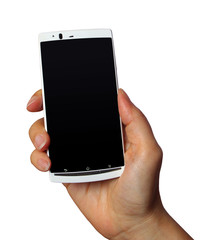 Mobile phone in hand