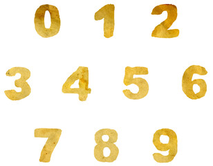 Vintage concept or conceptual old retro aged paper texture isola