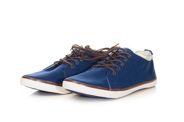 blue plimsolls