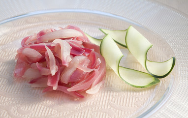 Cipolle rosse di Tropea e zucchine 1