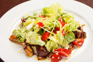 Salad with meat