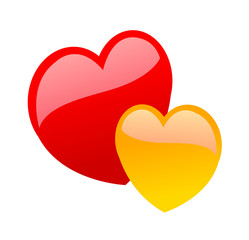 vector icon heart shape