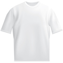 Naklejka premium t-shirt template isolated on white