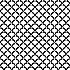 Seamless texture. "Fish scale" motif. © troyka