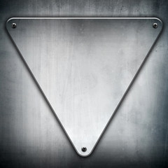 metal triangle plate
