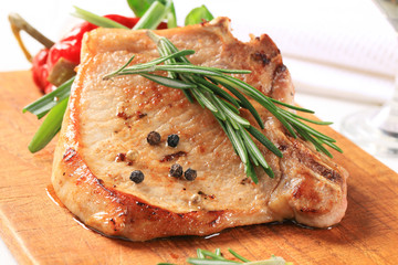 Rosemary pork chop