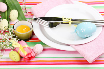 Easter table setting