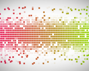 Green and purple squares