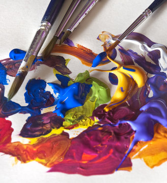 Farbmischpalette