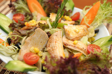 Yemek ,yiyecek tabakları,salad