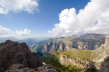 Fototapeta na wymiar Grödnertal - Dolomiten Alpen