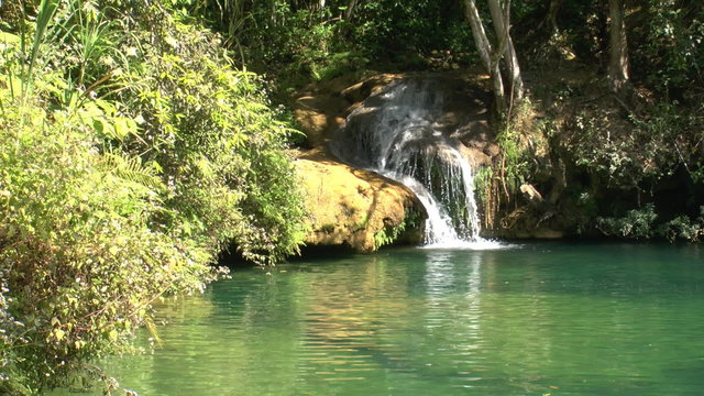 Natural pool in Topes de Collantes, Cuba