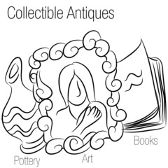 Collectible Antiques Drawing