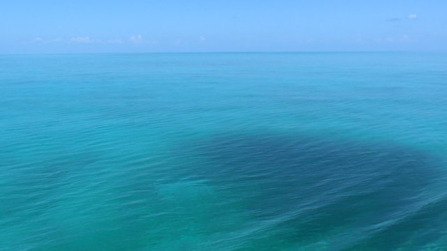 Clear water of caribbean sea near Cayo Largo, Cuba