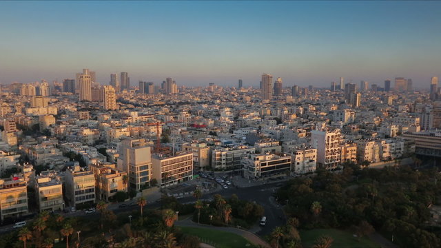 Time lapse Tel Aviv city