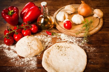 Pizza backen