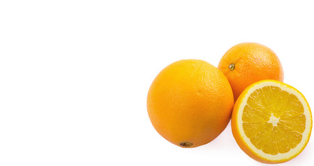 Two and half oranges