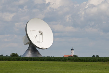 Erdfunkstelle Raisting, Bayern, Deutschland