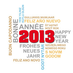 internationale Neujahrsgrüße