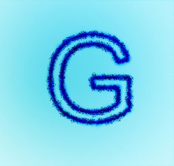 Gold star alphabet(letter G)
