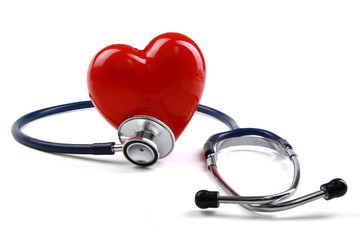 Stethoscope and heart