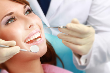Vertical image of female patient.
