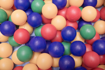 Background from multi-coloured balls