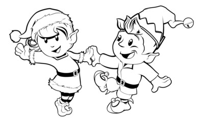 Elves Christmas Dancing