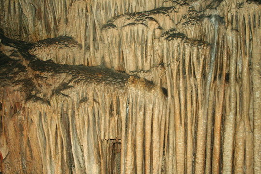 stalactites and stalagmites