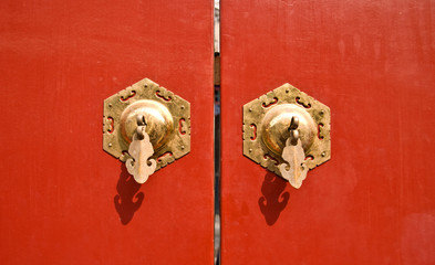 Porte chinoise - Cité interdite, Beijing China