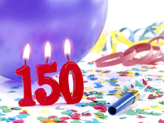 Birthday-anniversary party with candles  Nr. 150