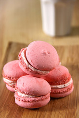 erdbeermacarons