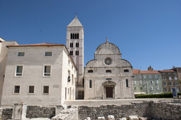 Fototapeta na wymiar Church St. Marry in Zadar