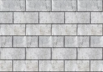 Fotobehang Stenen textuur muur Vector naadloze bakstenen muur