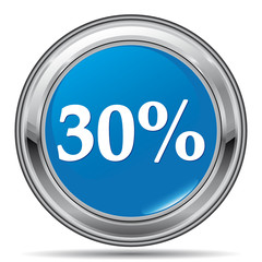 30 PERCENT ICON