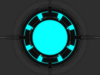 Futuristic display device design background