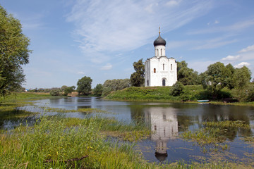 Golden Ring of Russia. Church of Intercession upon Nerl River