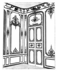 Fototapeta premium Room Decoration - begining 18th century