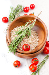 Fresh vegetarian food