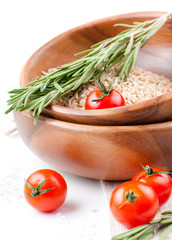 Fresh vegetarian food