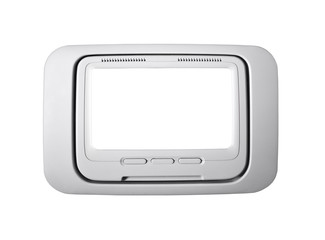 Airplane Seat Back Television Isolated