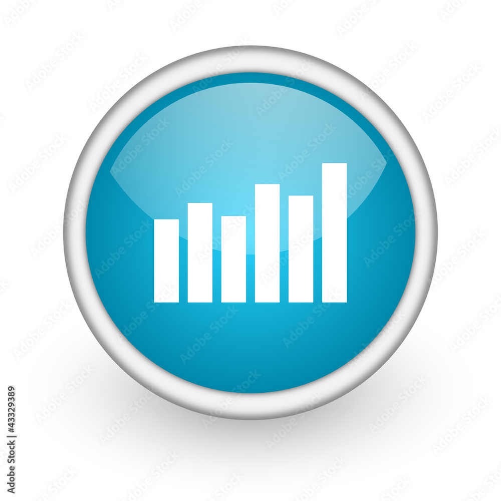 Poster bar graph icon