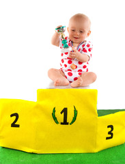 bébé vainqueur